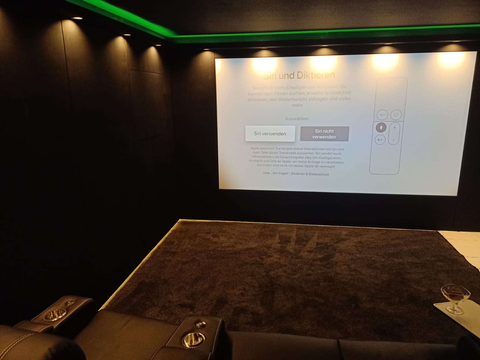 Heimkino Beamer Setup